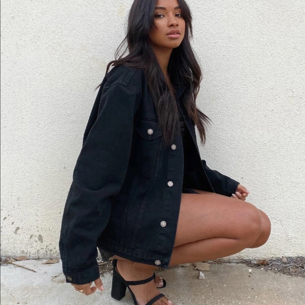 PHOENIX DENIM JACKET BLACK